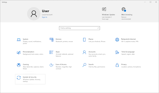 windows update and security