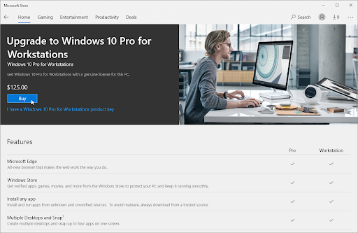 buy windows 10 key