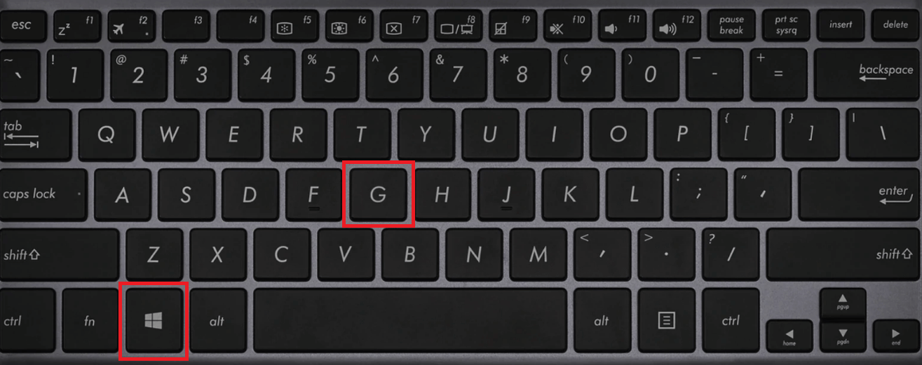 take screenshot using game bar