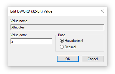 how to change value data