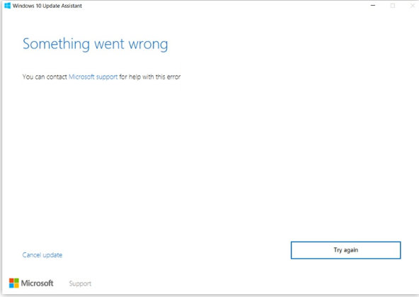 windows update failing error